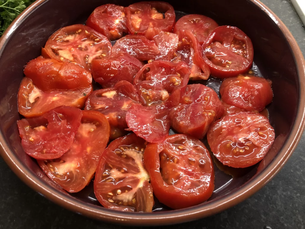 Tian de sardines - Étape 5