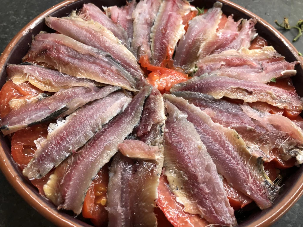Tian de sardines - Étape 9
