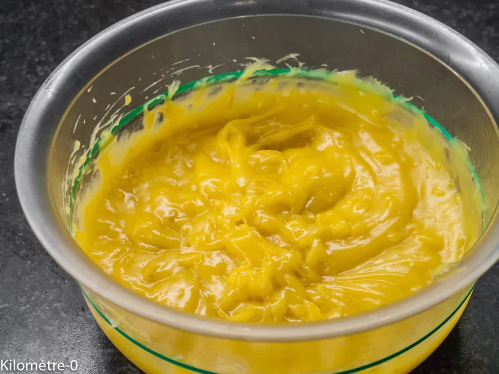 Crumble aux poires et au lemon curd - Étape 1