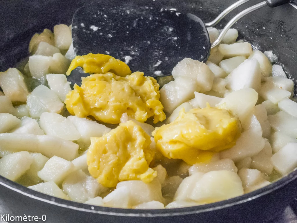 Crumble aux poires et au lemon curd - Étape 4