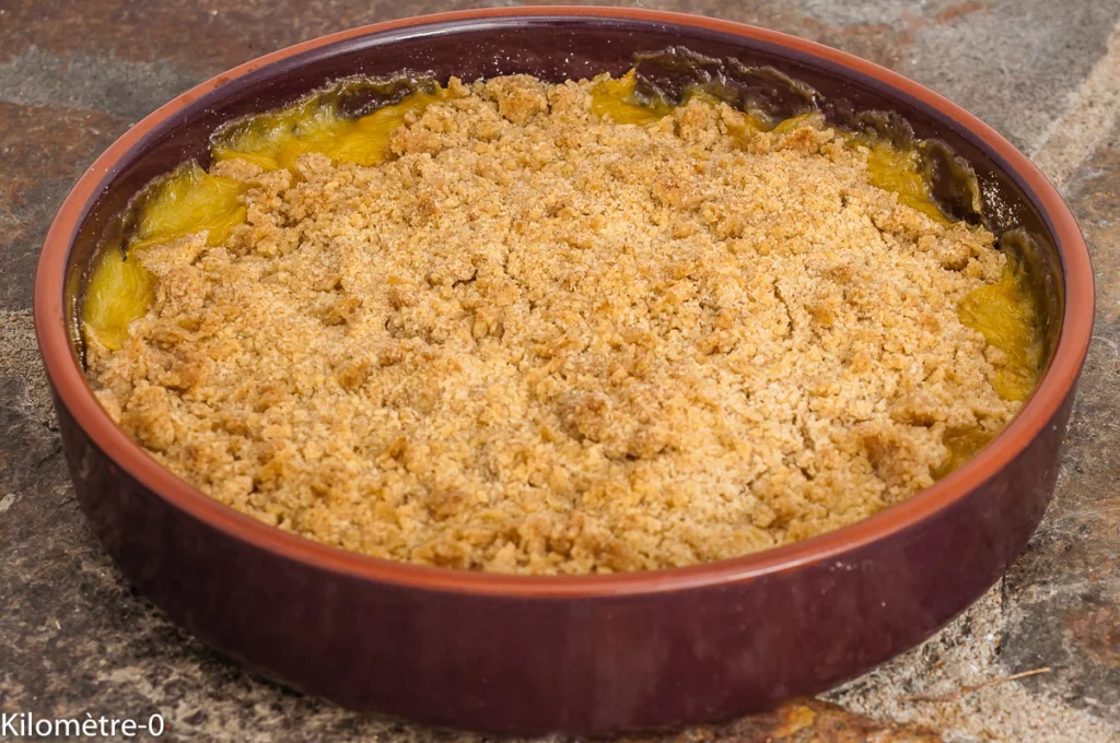 Crumble aux poires et au lemon curd - Étape 9