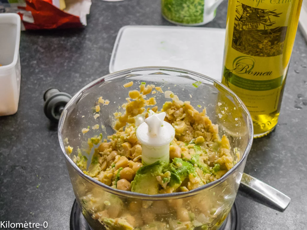 Houmous à l&rsquo;avocat - Étape 3
