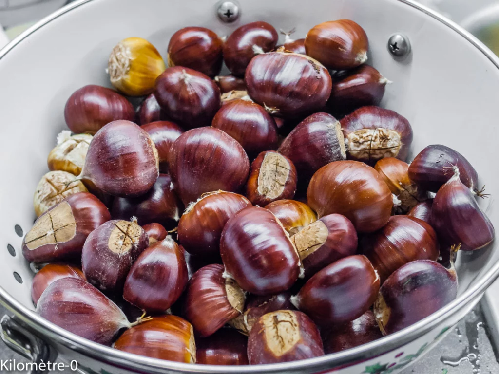 Potimarron farci aux cèpes et aux châtaignes - Étape 3