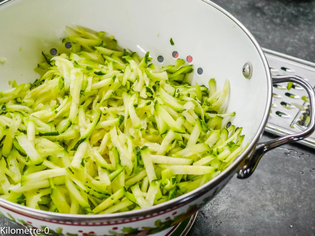 Terrine de lotte et crevettes aux courgettes - Étape 1