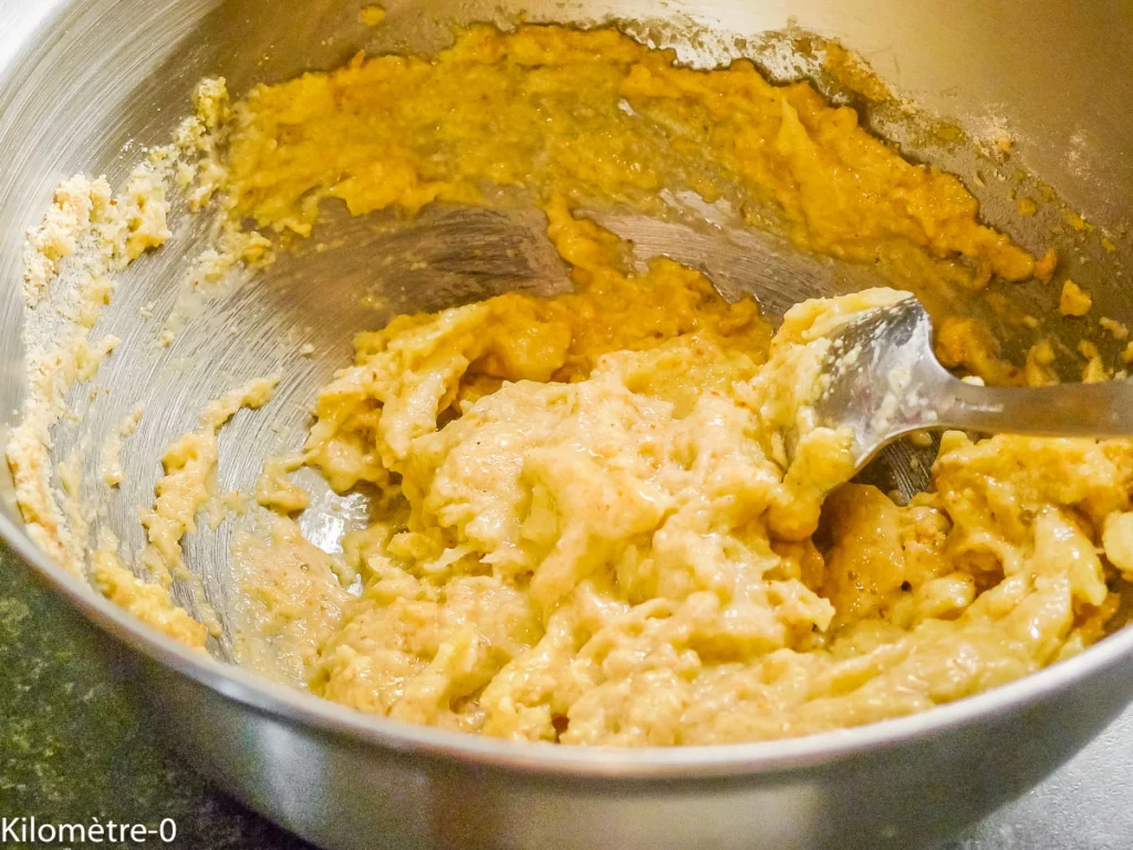 Financier salé aux poires et au bleu - Étape 4