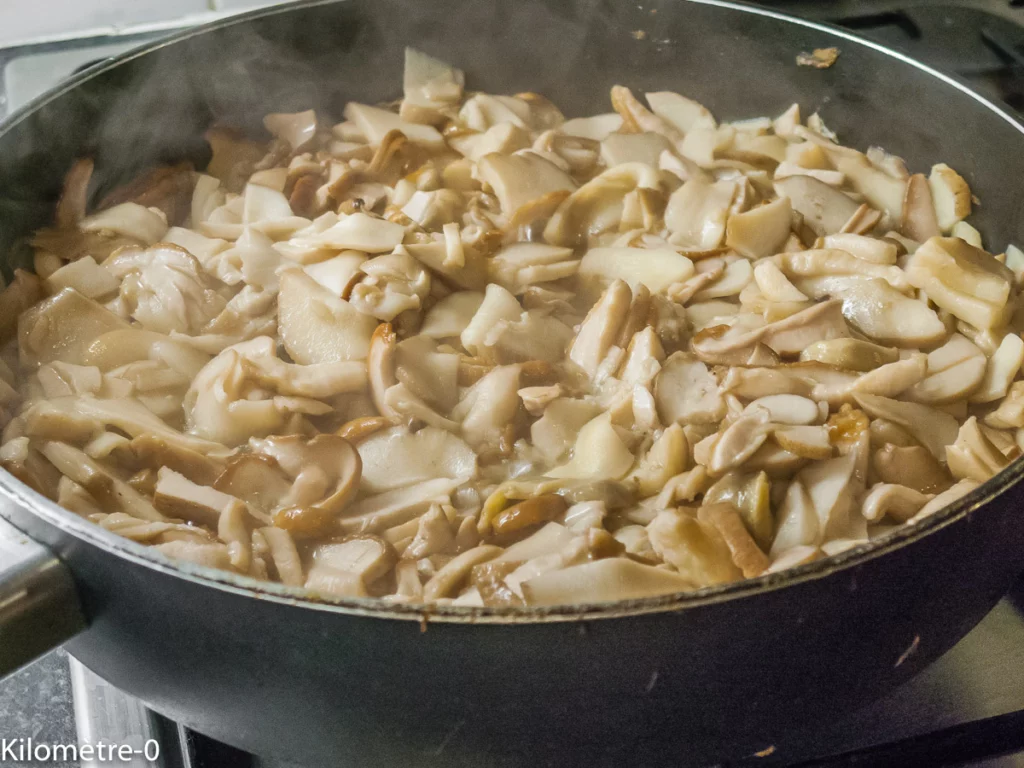 Gratin de confit de canard au céleri, poires et cèpes - Étape 2