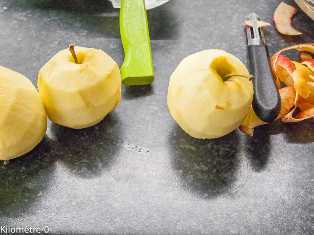 Michon aux pommes - Étape 1