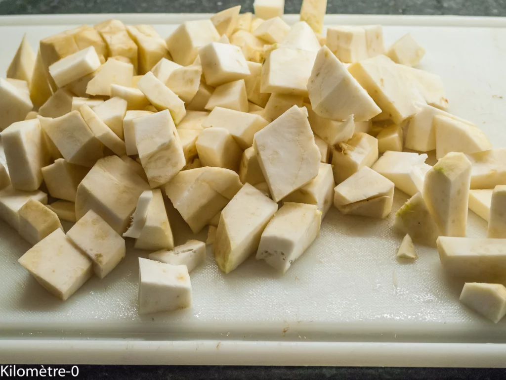 Confit de canard au céleri, poires et châtaignes - Étape 3