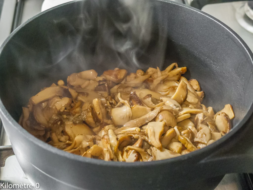 Moussaka d&rsquo;aubergines aux lentilles et champignons (Grèce) - Étape 2