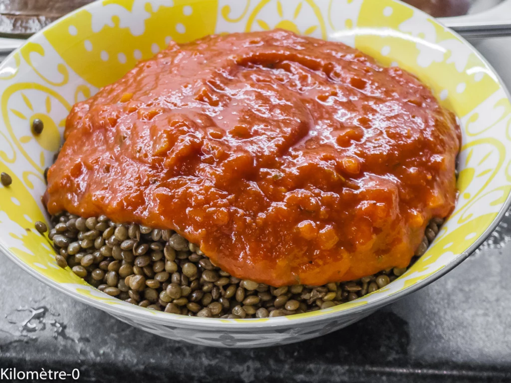Moussaka d&rsquo;aubergines aux lentilles et champignons (Grèce) - Étape 7