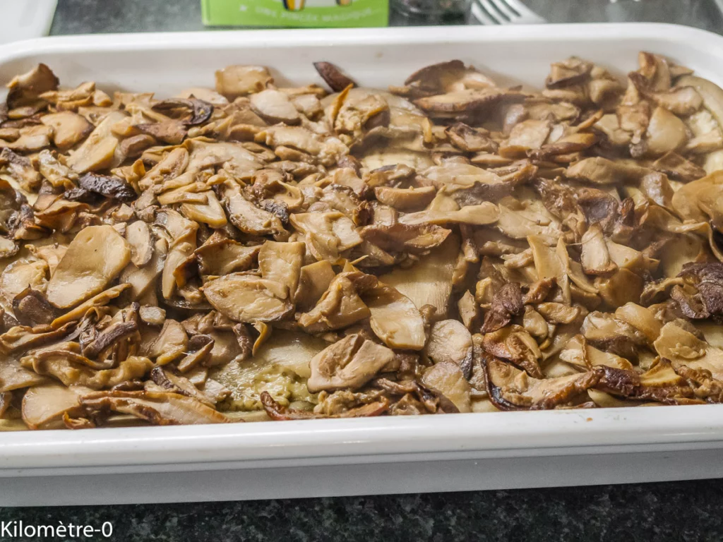 Moussaka d&rsquo;aubergines aux lentilles et champignons (Grèce) - Étape 10