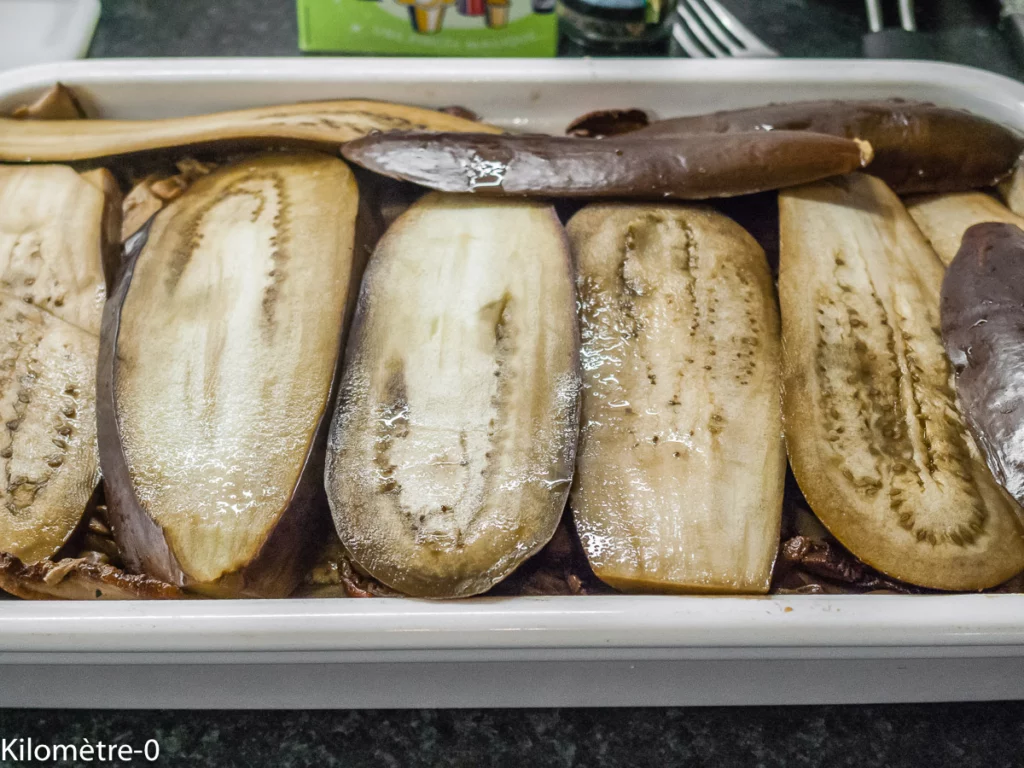 Moussaka d&rsquo;aubergines aux lentilles et champignons (Grèce) - Étape 11