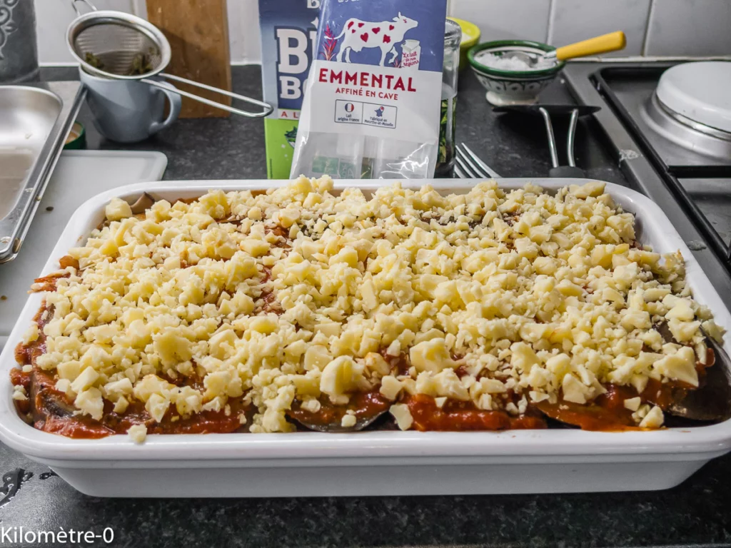 Moussaka d&rsquo;aubergines aux lentilles et champignons (Grèce) - Étape 13