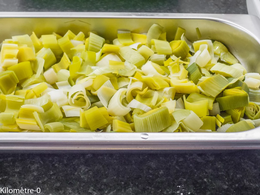 Salade de lentilles aux pois chiches, poireaux et betteraves - Étape 4