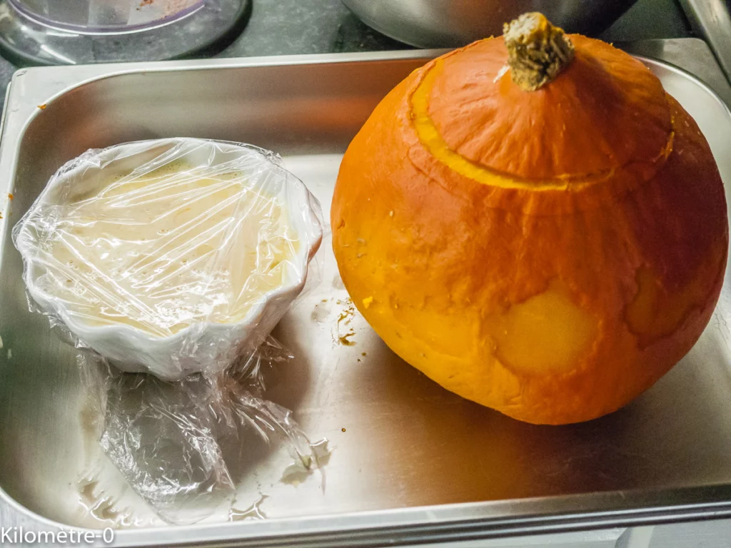 Flan dans un potimarron - Étape 4