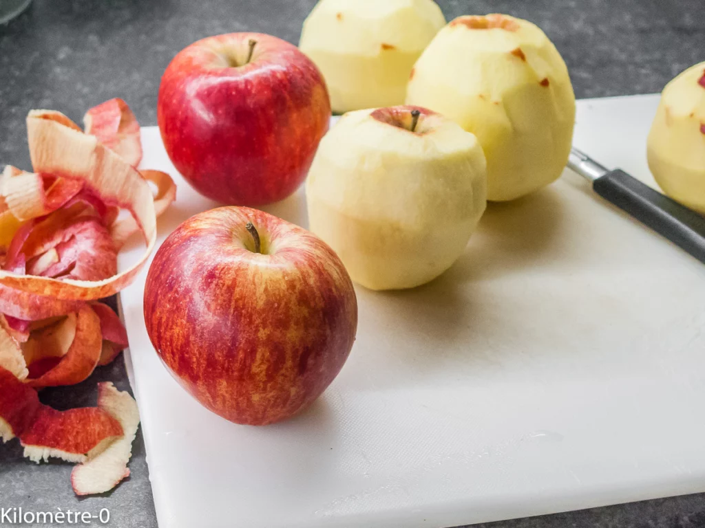 Gâteau facile avec beaucoup de pommes - Étape 2