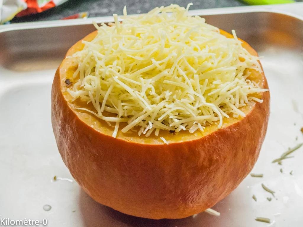 Potimarron farci aux cèpes et aux châtaignes - Étape 9