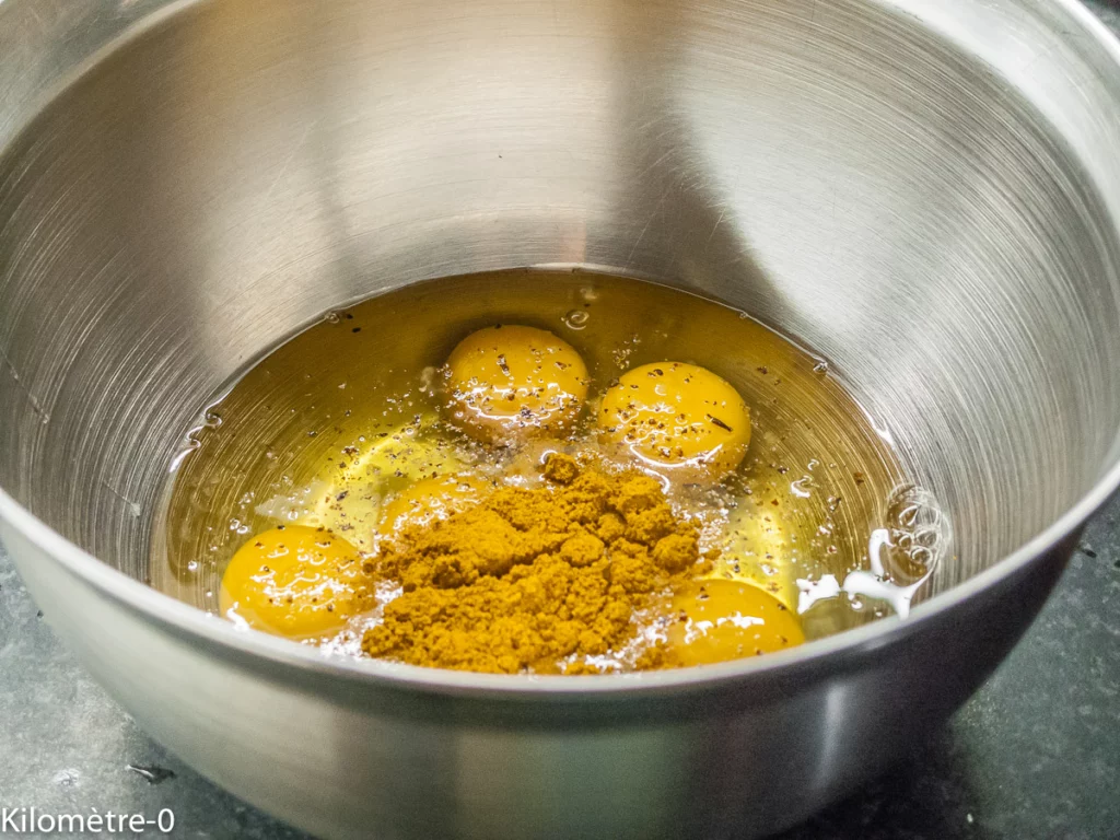 Omelette aux épinards et à la fourme d&rsquo;Ambert au four - Étape 4