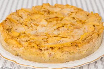 Photo de recette juive, Israel, Rosh Hashannah, dessert, cuisine juive,  schaleth aux pommes, bio, pommes, fruits, oeufs, laitage, Kilomètre-0, blog de cuisine réalisée à partir de produits de saison et issus de circuits courts