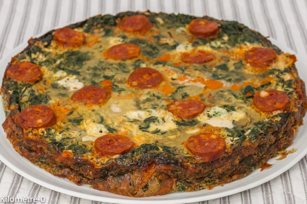 Omelette aux épinards et à la fourme d&rsquo;Ambert au four - Étape 8