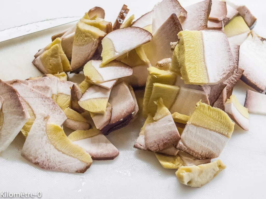 Pintade aux brocolis et cèpes - Étape 3