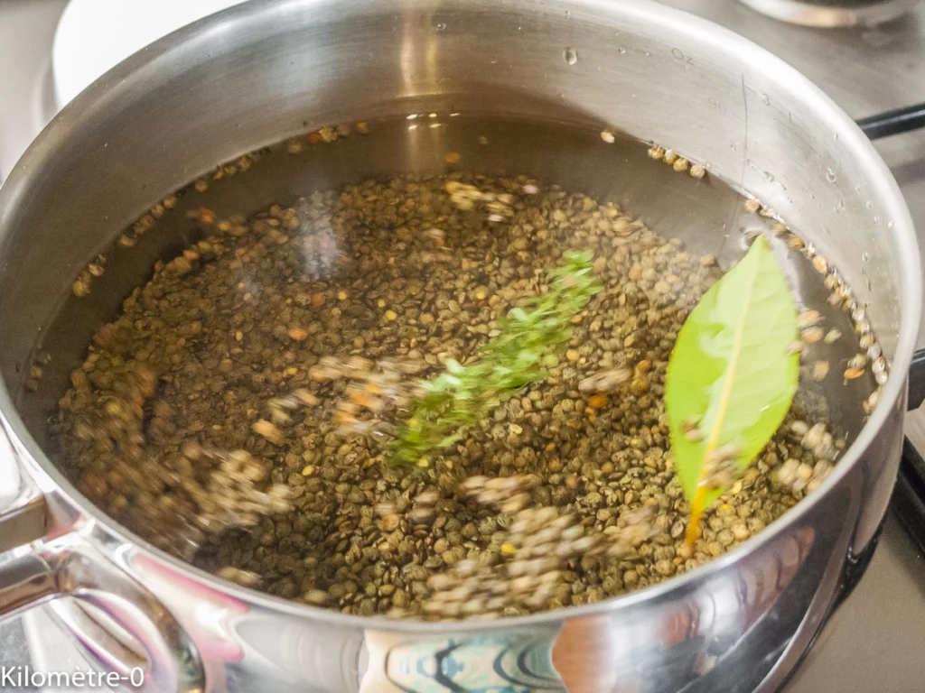 Carottes rôties, lentilles et sauce tahini - Étape 2
