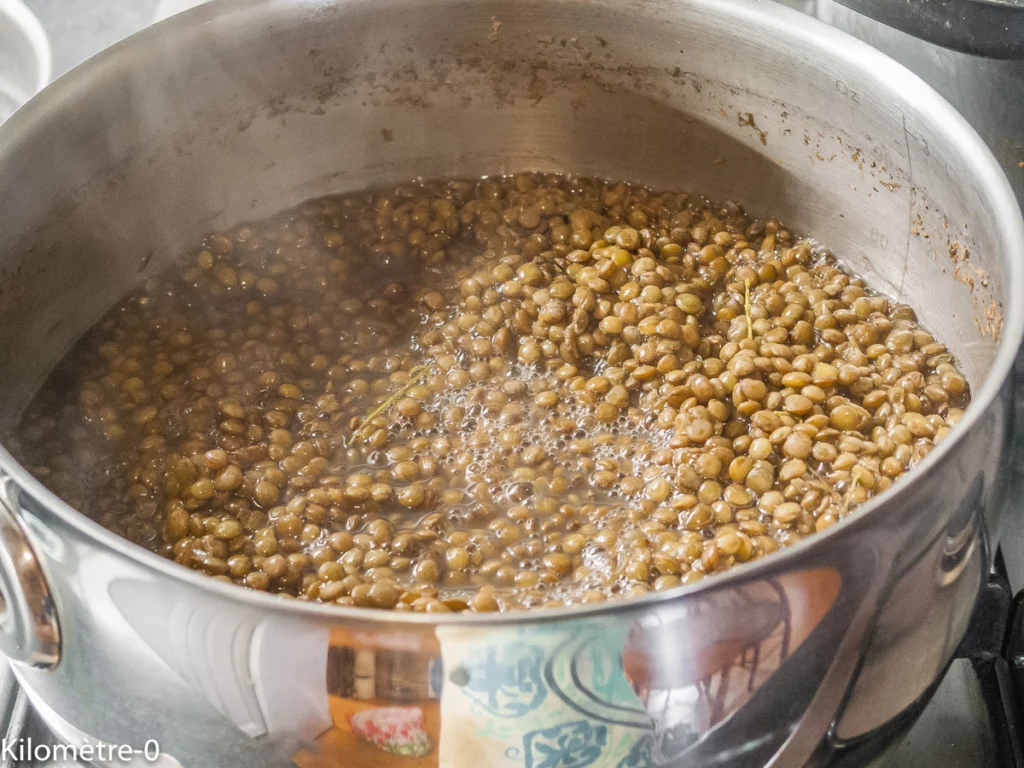 Carottes rôties, lentilles et sauce tahini - Étape 3