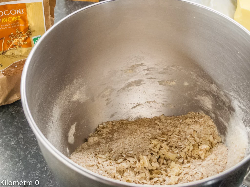 Streusel aux pommes poires et châtaignes - Étape 4