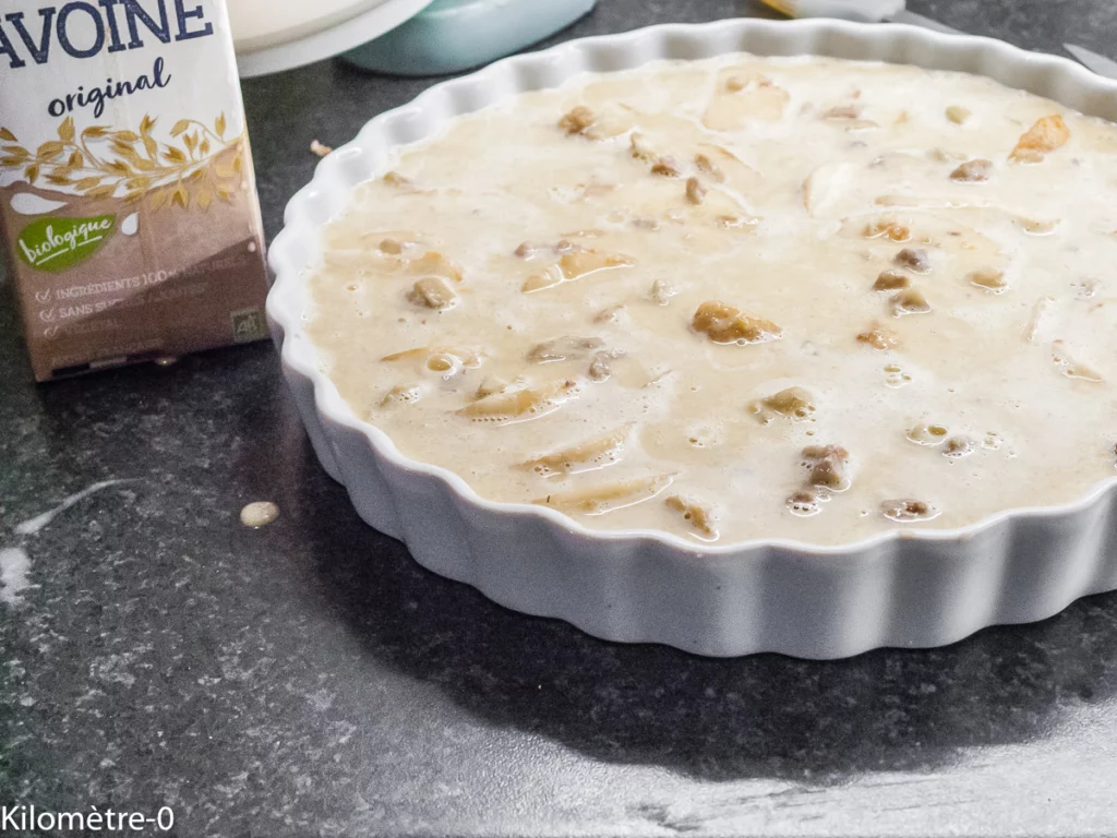 Clafoutis aux poires, châtaignes et chocolat - Étape 9