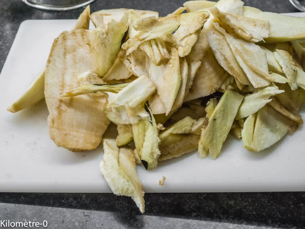 Aubergines farcies aux olives et à la fêta - Étape 2