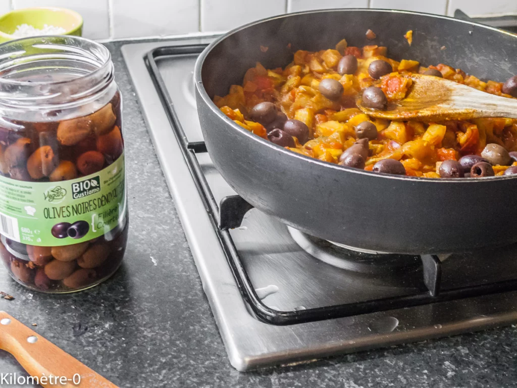 Aubergines farcies aux olives et à la fêta - Étape 7