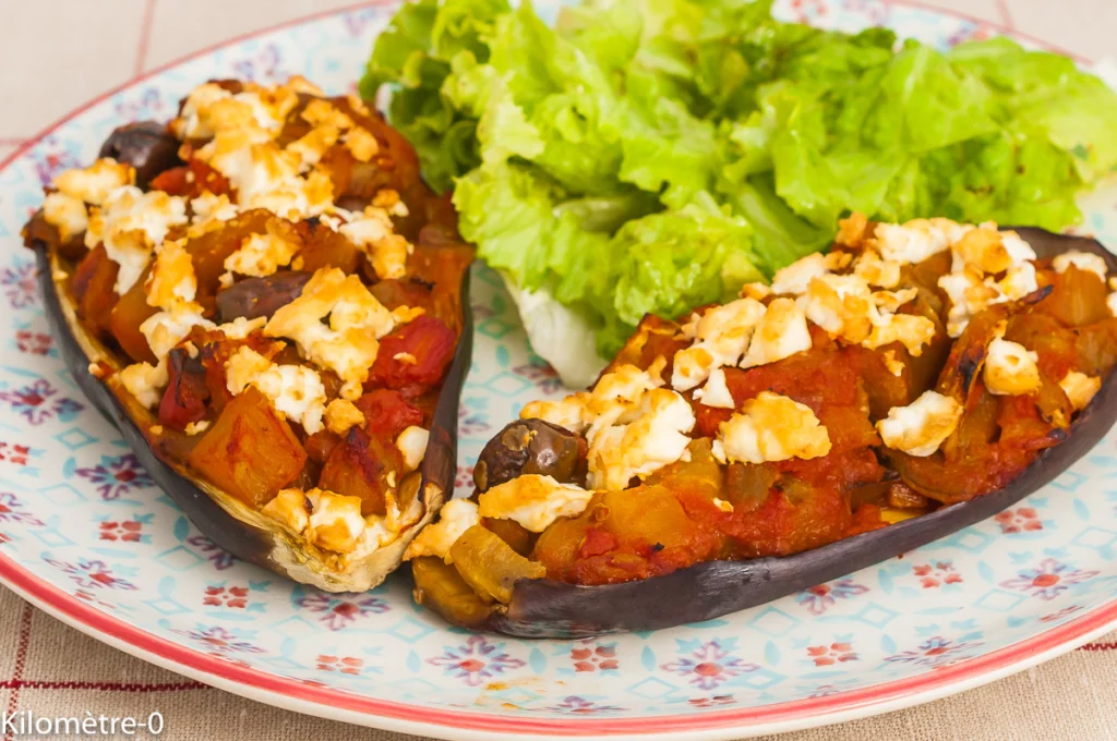 Aubergines farcies aux olives et à la fêta - Étape 11