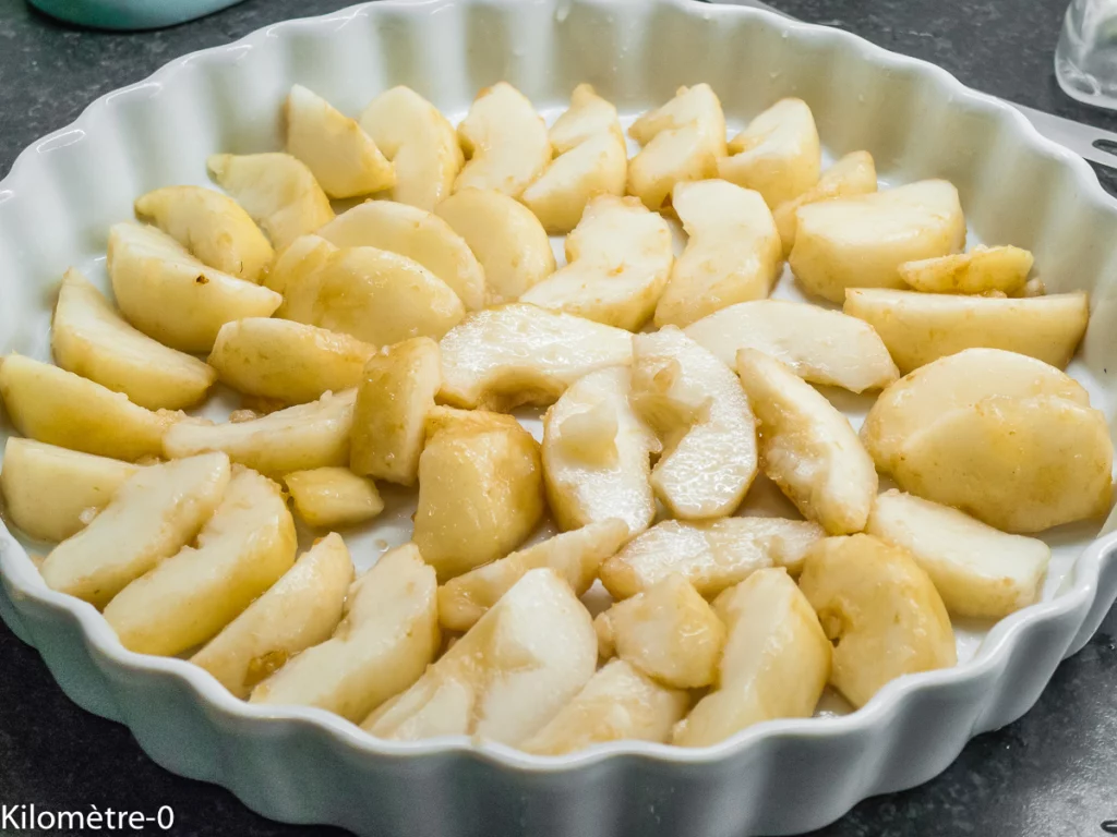 Clafoutis aux poires, châtaignes et chocolat - Étape 2