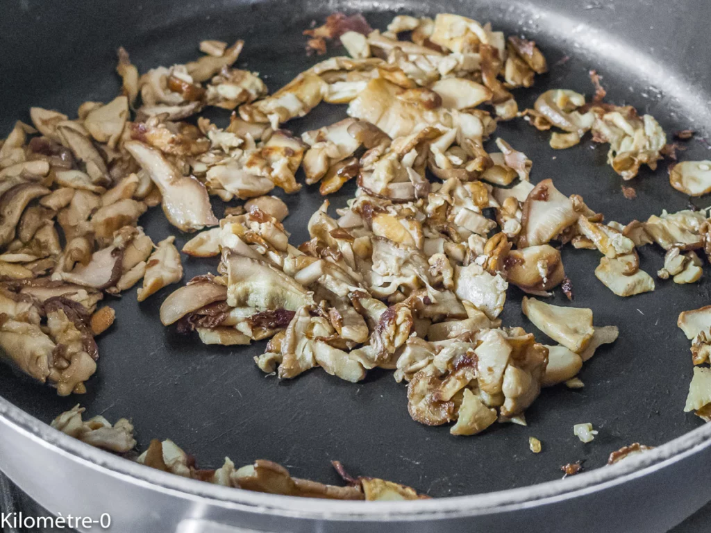 Pintade aux brocolis et cèpes - Étape 5