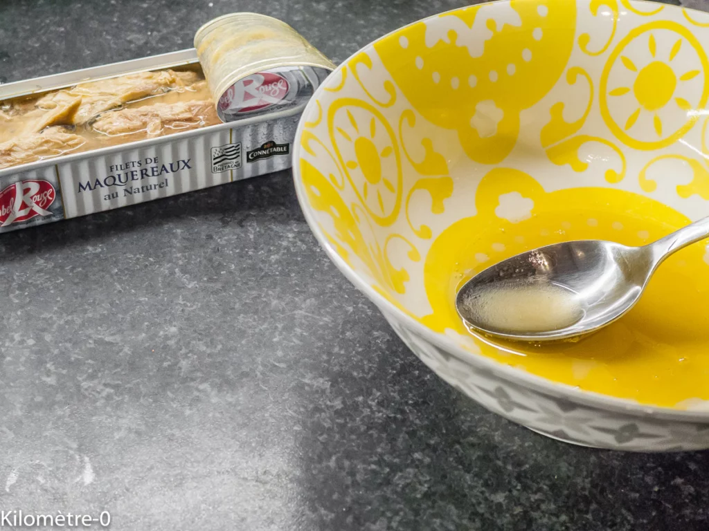 Salade de brocolis, maquereau et grenade - Étape 2