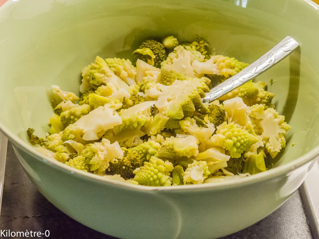 Salade de choux aux sardines et pois chiches - Étape 5