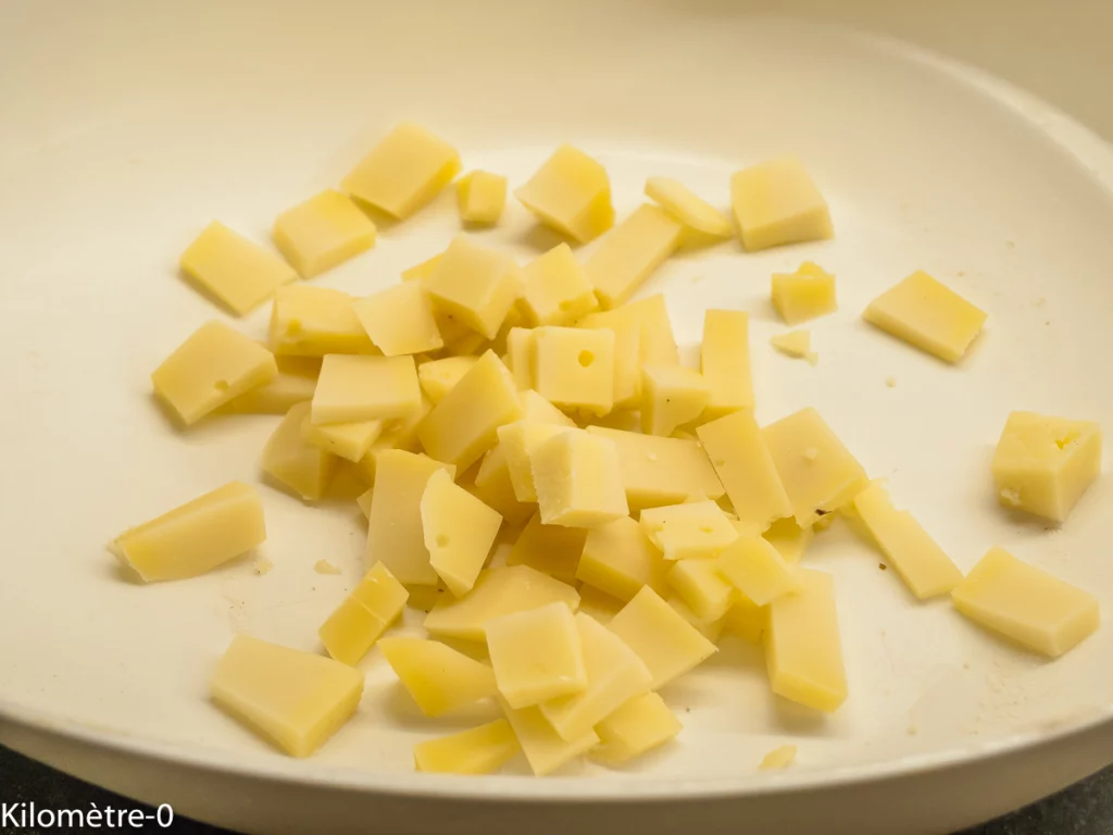 Cake salé aux poires, tomme de brebis et noix - Étape 4