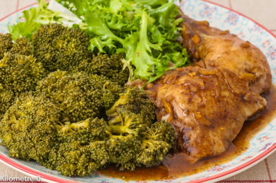 Photo de recette de Guinée équatoriale, africaine, cuisine du monde, plat, poulet, cinq, épices, facile, légumes, léger, gingembre, sauce soja de Kilomètre-0, blog de cuisine réalisée à partir de produits de saison et issus de circuits courts