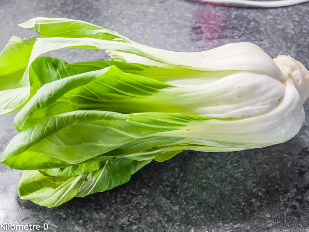 Soupe de poulet aux nouilles et chou chinois - Étape 1