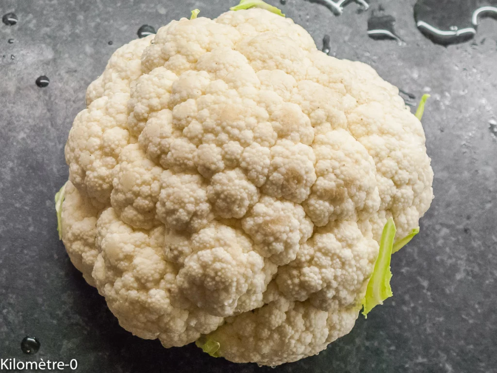 Flan salé de choux fleurs aux sardines - Étape 1