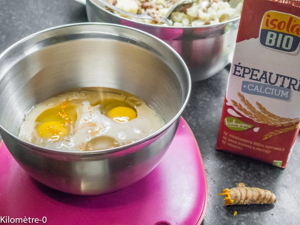 Flan salé de choux fleurs aux sardines - Étape 4