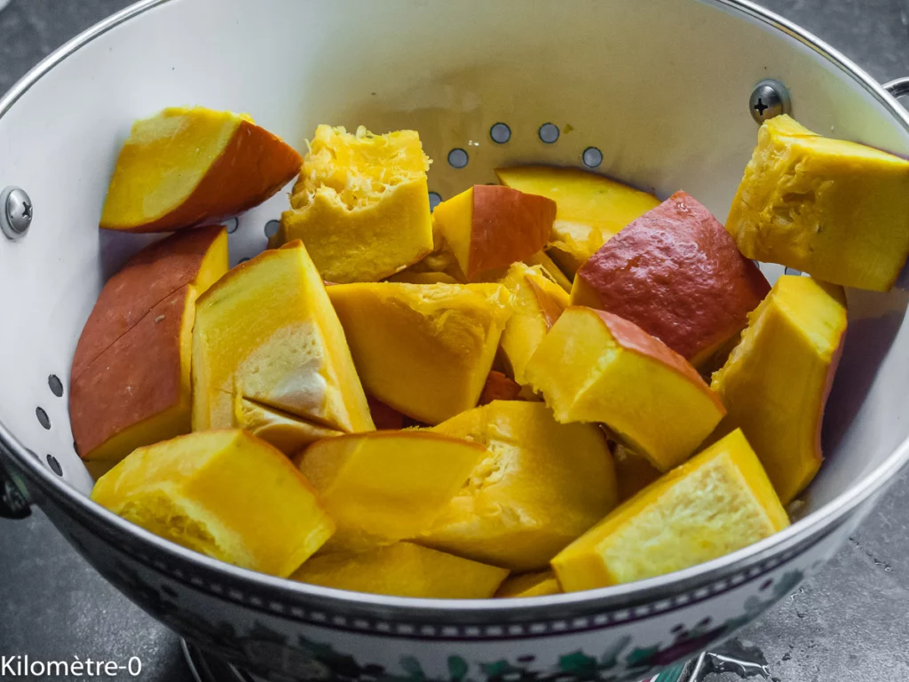 Soupe de potimarron au lait d&rsquo;épeautre - Étape 1
