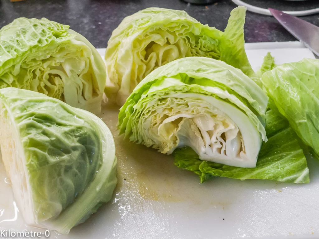 Saucisses confites au chou - Étape 3