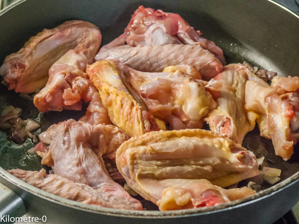 Ailes de poulet marinées à l&rsquo;orange - Étape 3