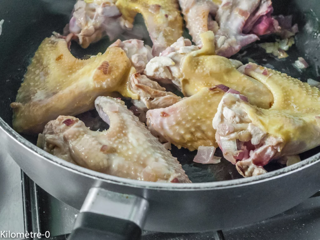 Ailes de poulet marinées à l&rsquo;orange - Étape 4