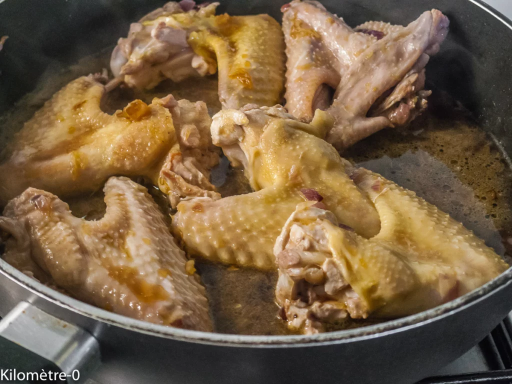 Ailes de poulet marinées à l&rsquo;orange - Étape 6