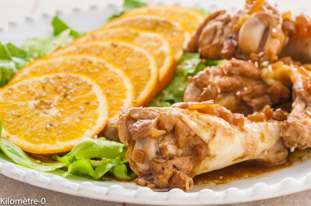 Ailes de poulet marinées à l&rsquo;orange - Étape 8