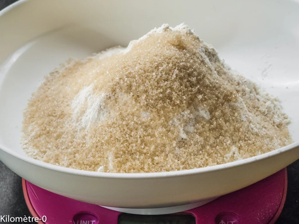 Biscuits à l&rsquo;orange et aux flocons d&rsquo;avoine - Étape 1