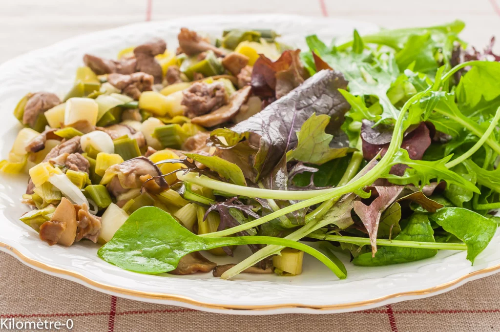 Poêlée de canard aux cèpes et aux poireaux - Étape 4