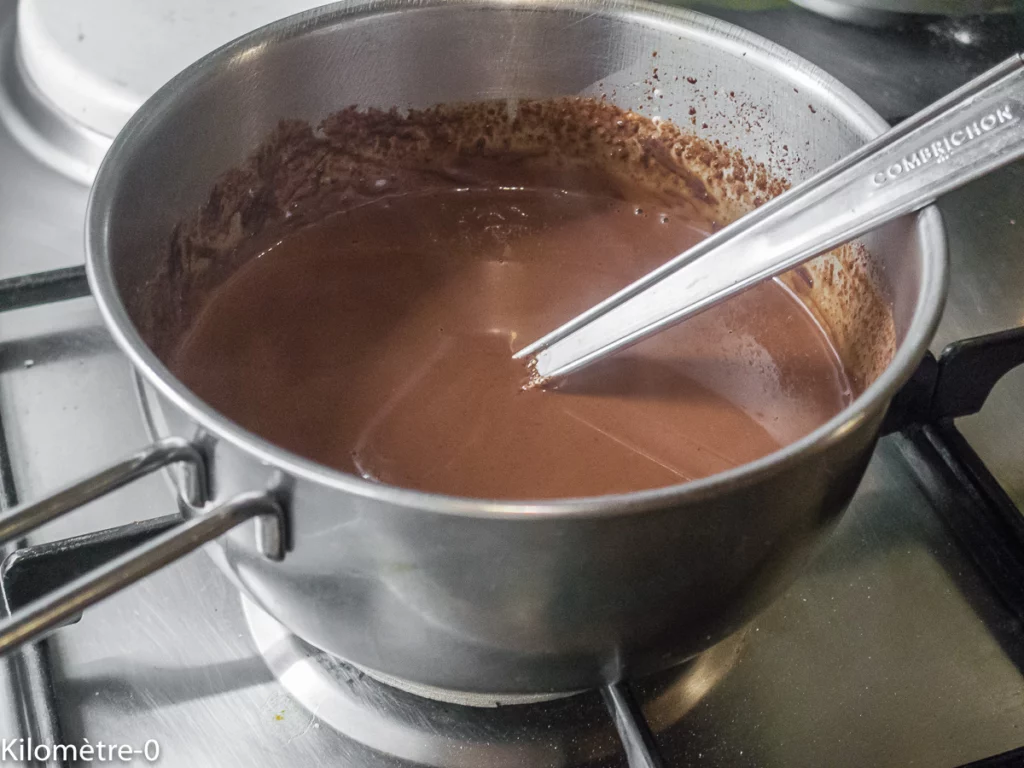 Gaufres aux poires, sauce chocolat - Étape 8